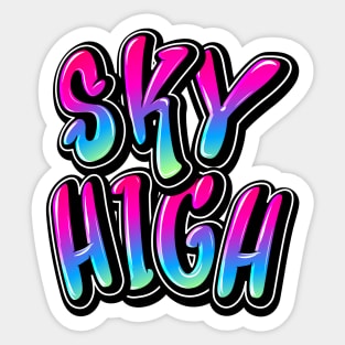 Sky High Sticker